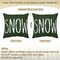 Set of 4 Christmas Tree Pillow Covers Green Winter Rustic Throw Pillows Cases 18 x 18 Inch Nature Forest Decorative for Couch Bed Sofa Holiday Home Decor